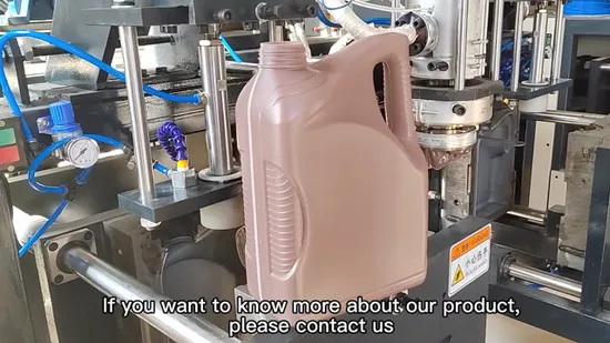 Semi Automatic PE PP Bottle Making Stretch Blow Molding Machine