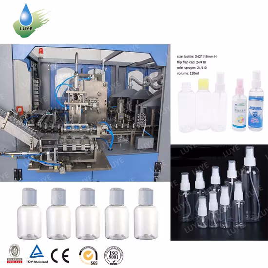 Machine de moulage par soufflage de bouteilles d'eau en plastique extensible, four manuel Semi-automatique à 4 cavités, avec un ventilateur, Extrusion thermique, prix