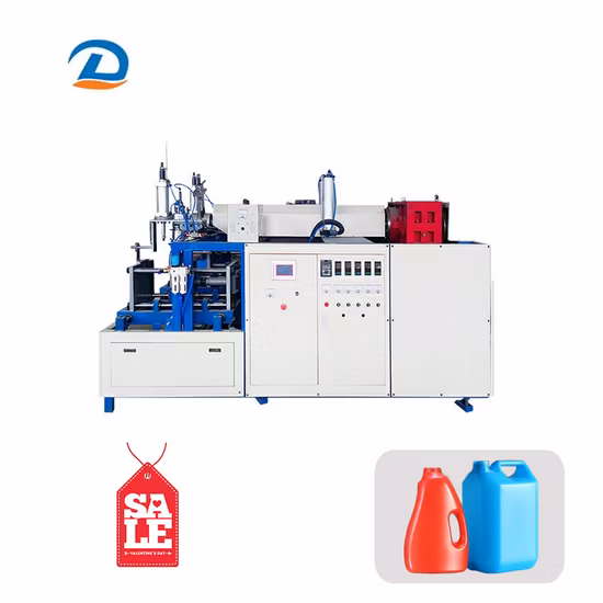 Bouteille semi-automatique PE PP faisant la machine de moulage par soufflage étirable