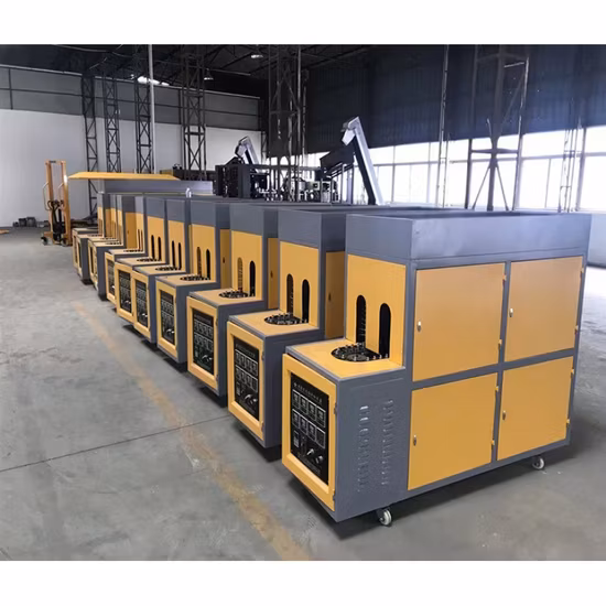 Prix ​​d'usine 2500bph production stable machine de moulage par soufflage de bouteilles d'eau potable en plastique semi-automatique pour animaux de compagnie