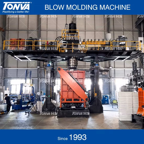 Machine de moulage par soufflage de tambour de grand réservoir de stockage d'eau